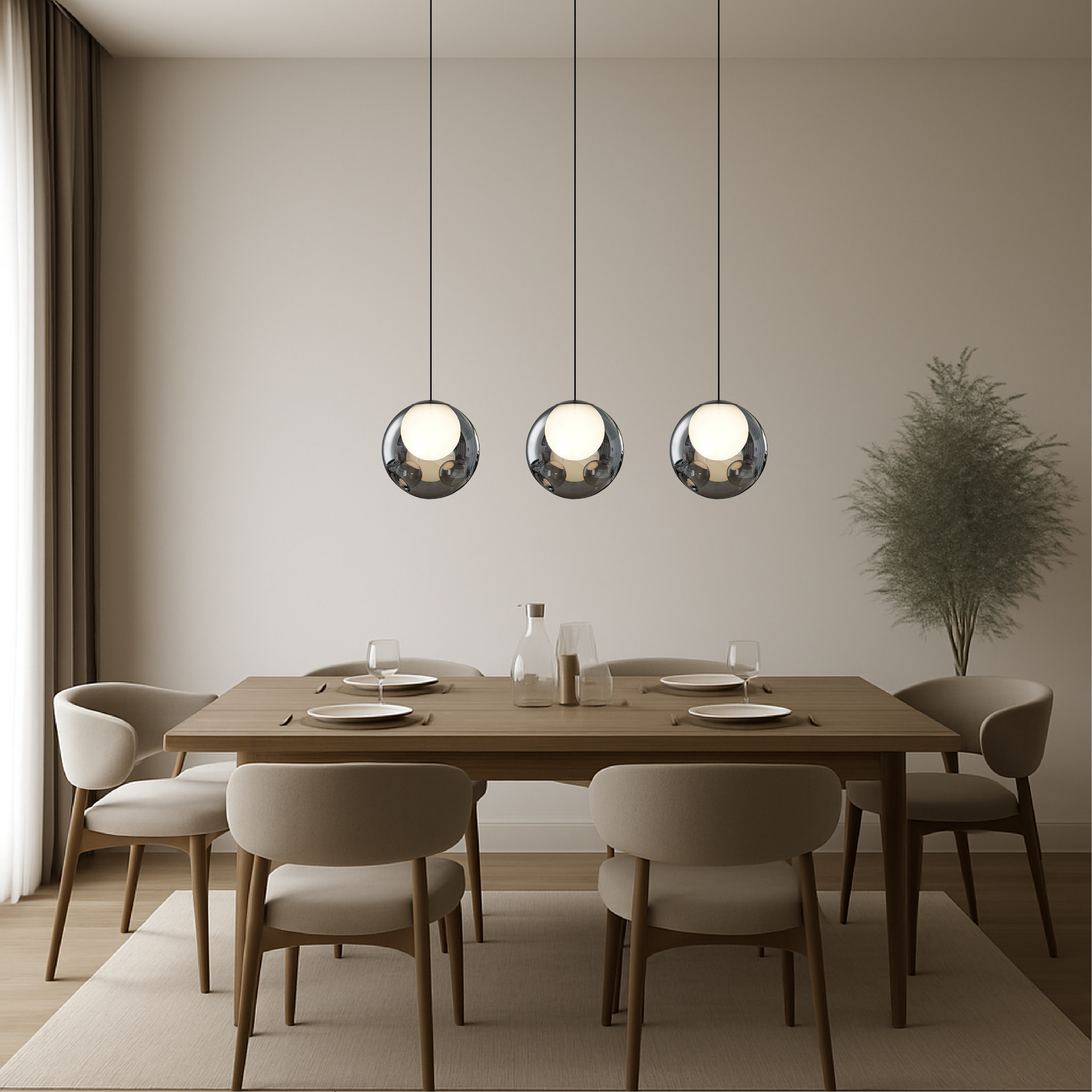 Linor | Modern Italian Glass Pendant Lamp 6