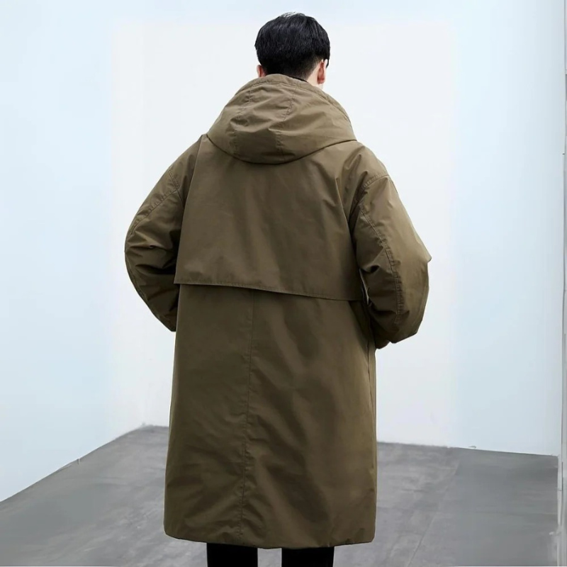 Lionel | Men's Waterproof Trench Coat - Stylish & Warm Puffer Design 2