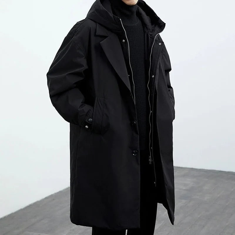 Lionel | Men's Waterproof Trench Coat - Stylish & Warm Puffer Design 3