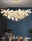 Lixora | Contemporary Gingko Style Chandelier 4