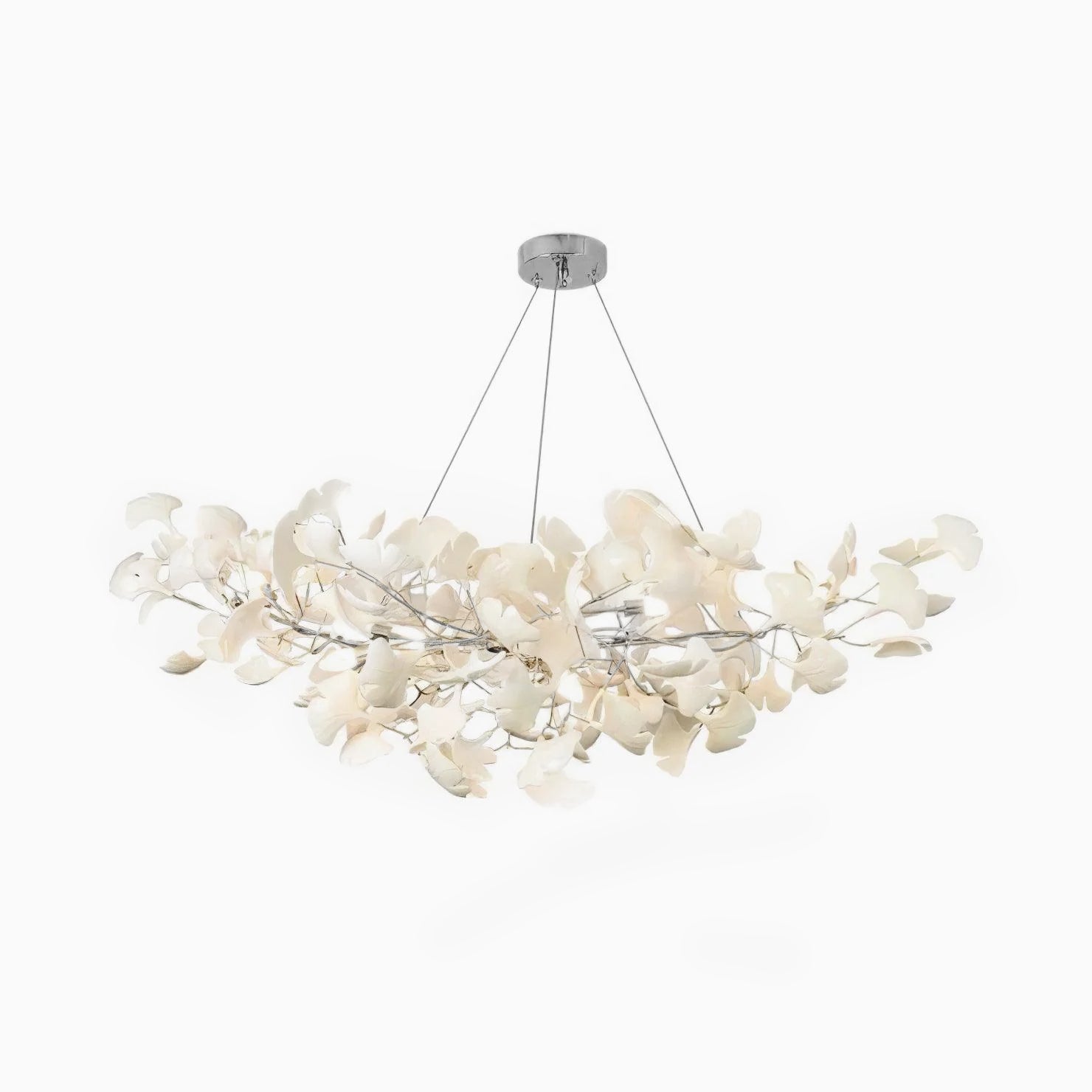Lixora | Contemporary Gingko Style Chandelier 9