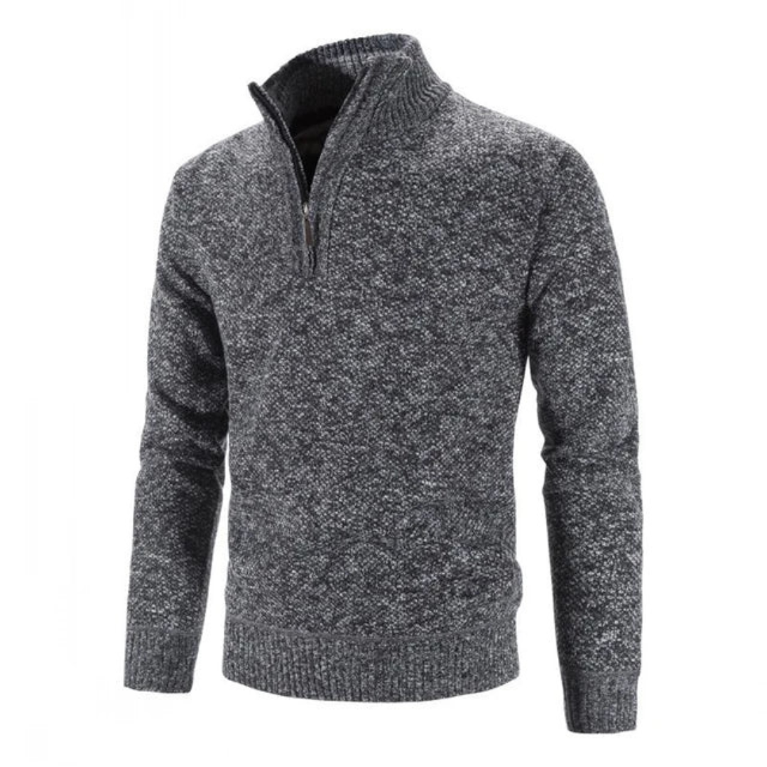 Logan | Cozy Casual Half Zip Pullover for Men 2