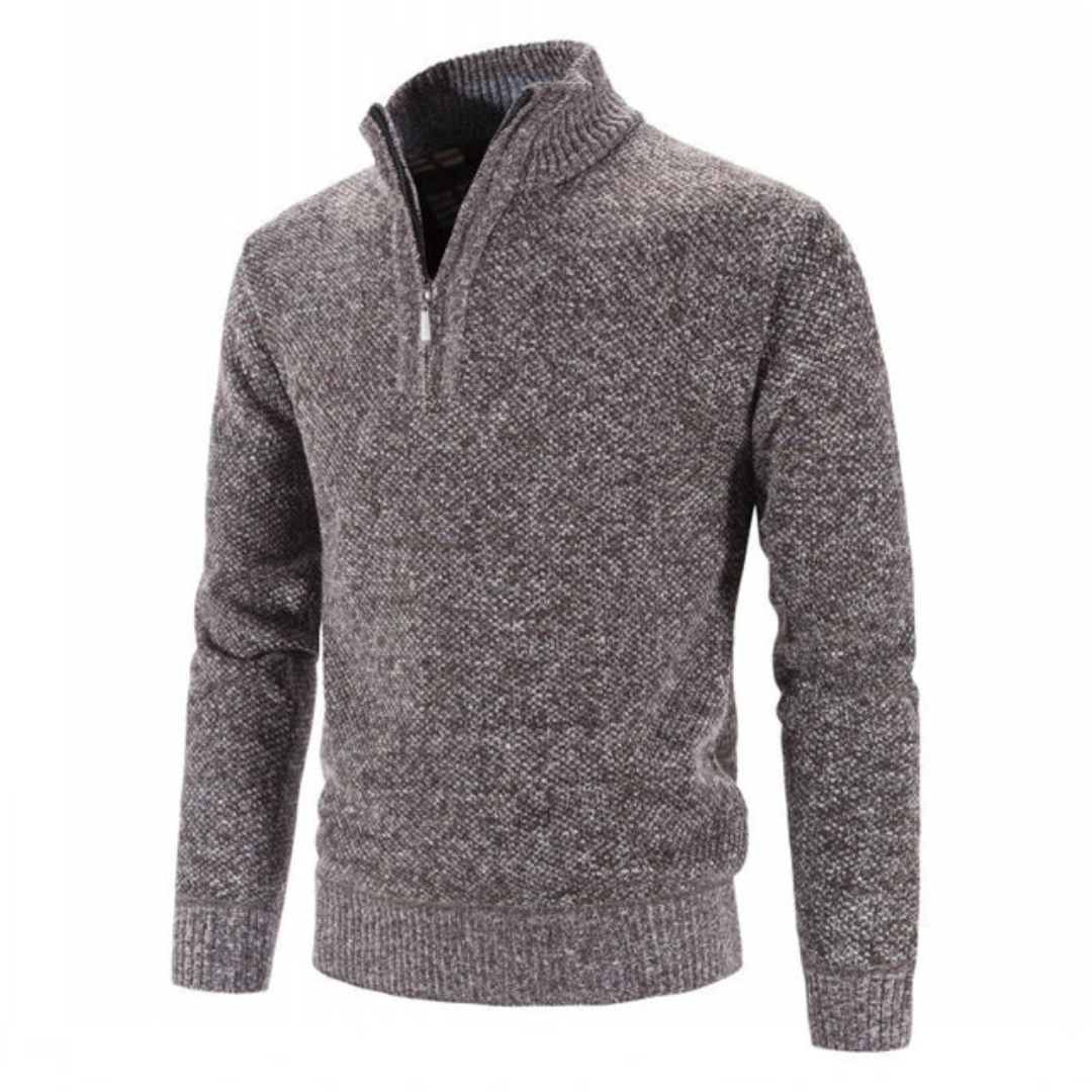 Logan | Cozy Casual Half Zip Pullover for Men 3