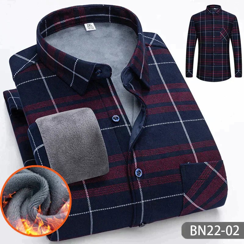 Logan | Warm Cozy Mens Flannel Shirt 0