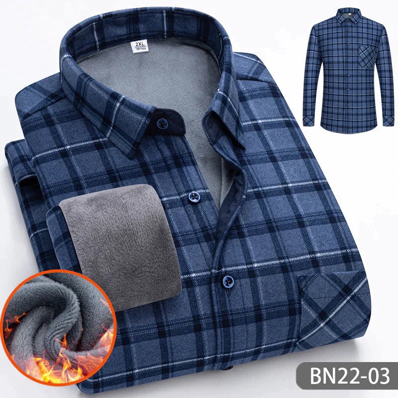 Logan | Warm Cozy Mens Flannel Shirt 1