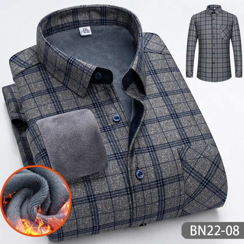 Logan | Warm Cozy Mens Flannel Shirt 3