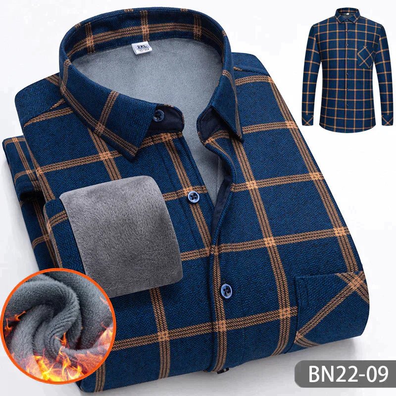 Logan | Warm Cozy Mens Flannel Shirt 4