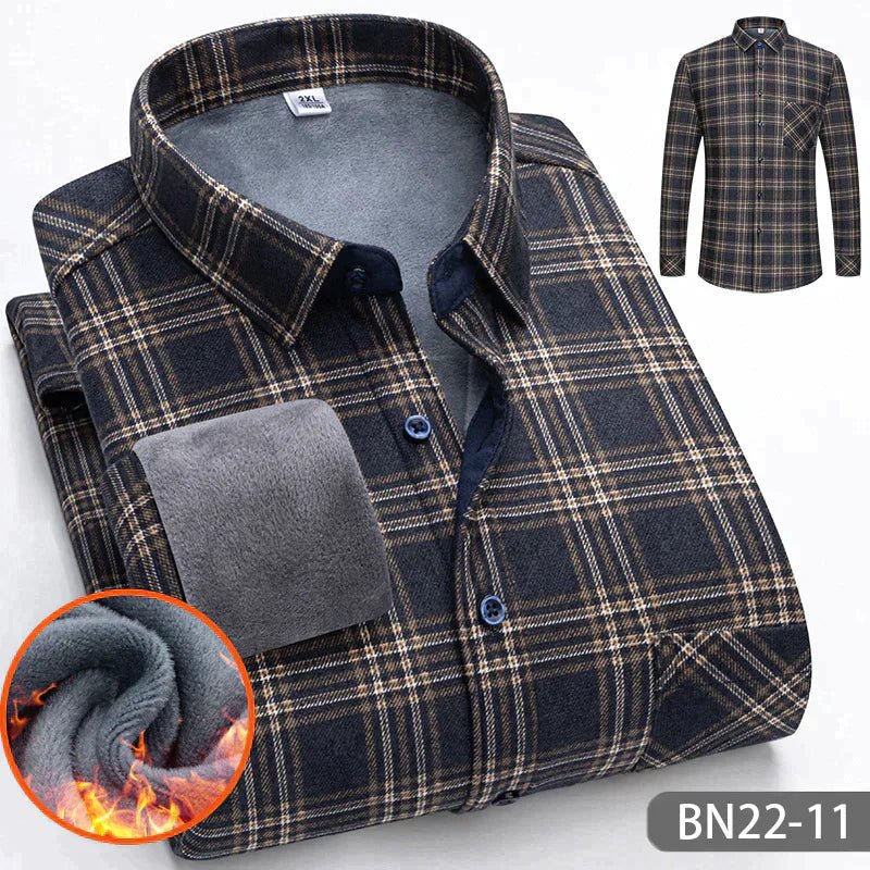 Logan | Warm Cozy Mens Flannel Shirt 5