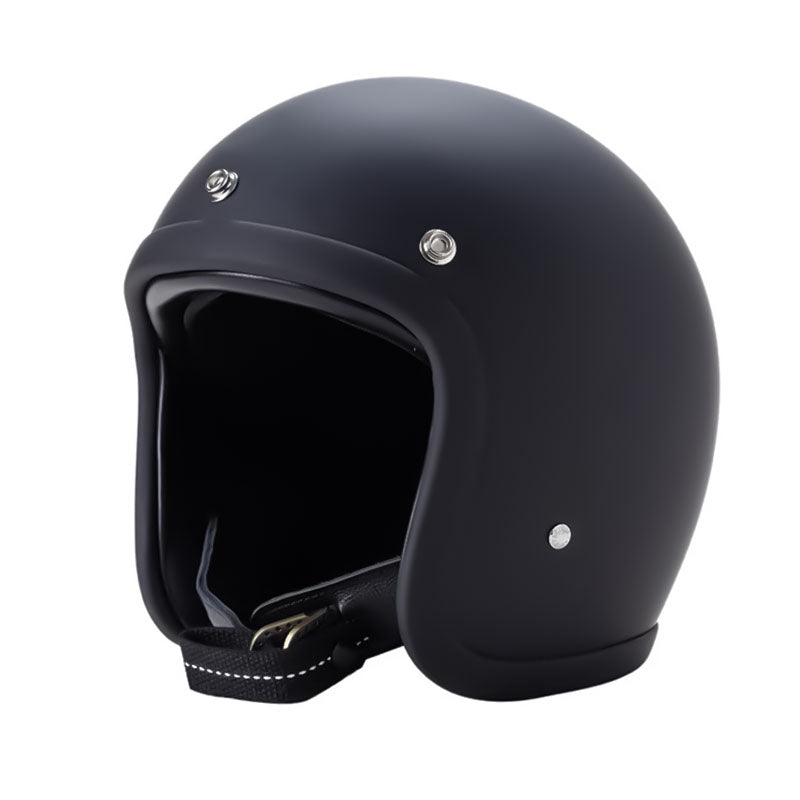Low Profile Vintage Motorcycle Helmet - DOT and ECE Approved 3