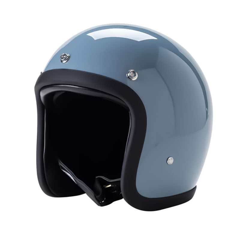 Low Profile Vintage Motorcycle Helmet - DOT and ECE Approved 5
