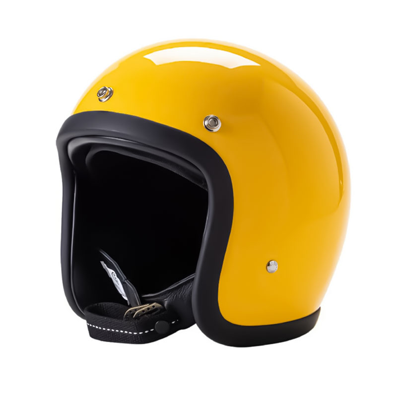 Low Profile Vintage Motorcycle Helmet - DOT and ECE Approved 6