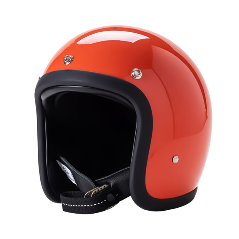 Low Profile Vintage Motorcycle Helmet - DOT and ECE Approved 7