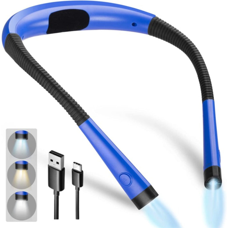 LumaFlex | Adjustable Ergonomic LED Neck Reading Lamp with Rechargeable Battery 5