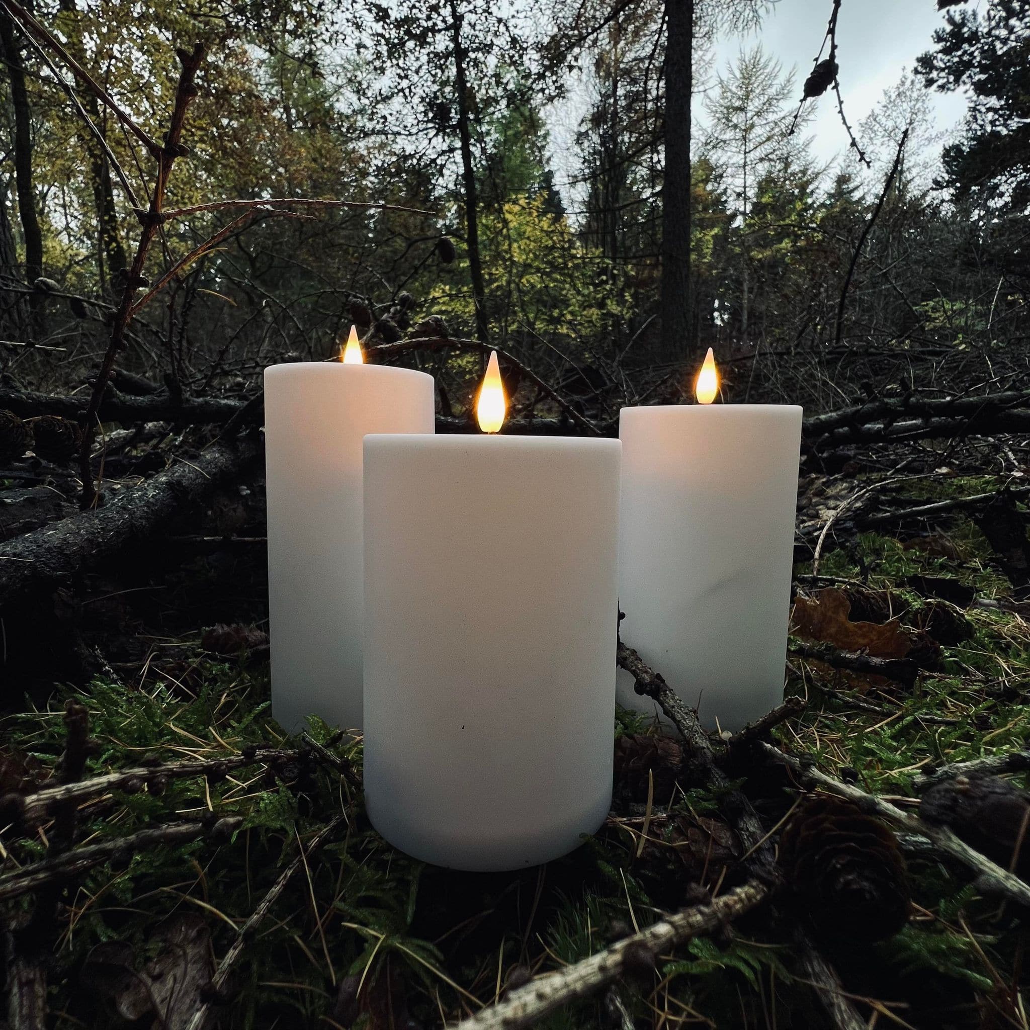 LumaGlow | Elegant Weather-Resistant LED Flameless Candle Set with Remote 3