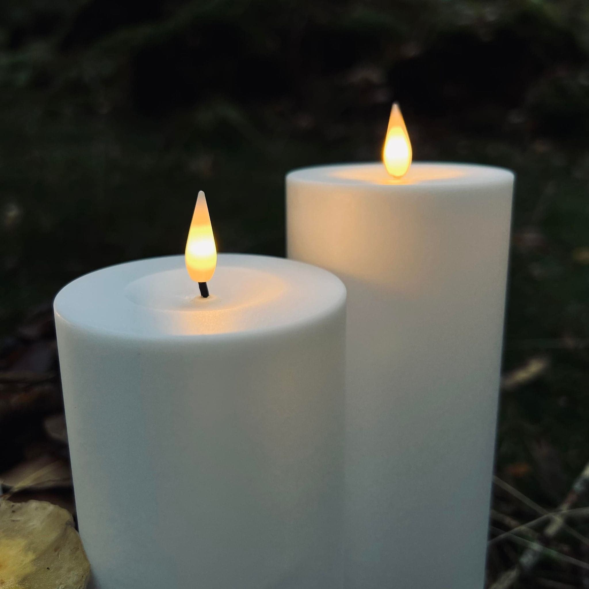 LumaGlow | Elegant Weather-Resistant LED Flameless Candle Set with Remote 4