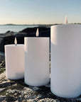 LumaGlow | Elegant Weather-Resistant LED Flameless Candle Set with Remote 7