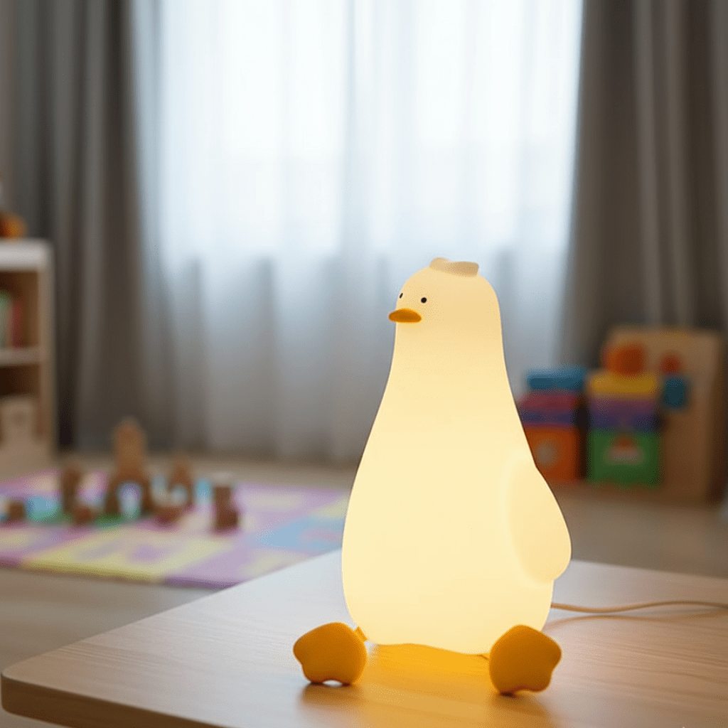 LumaGlow | Soft BPA-Free Silicone Dimmable Night Light for Kids 0