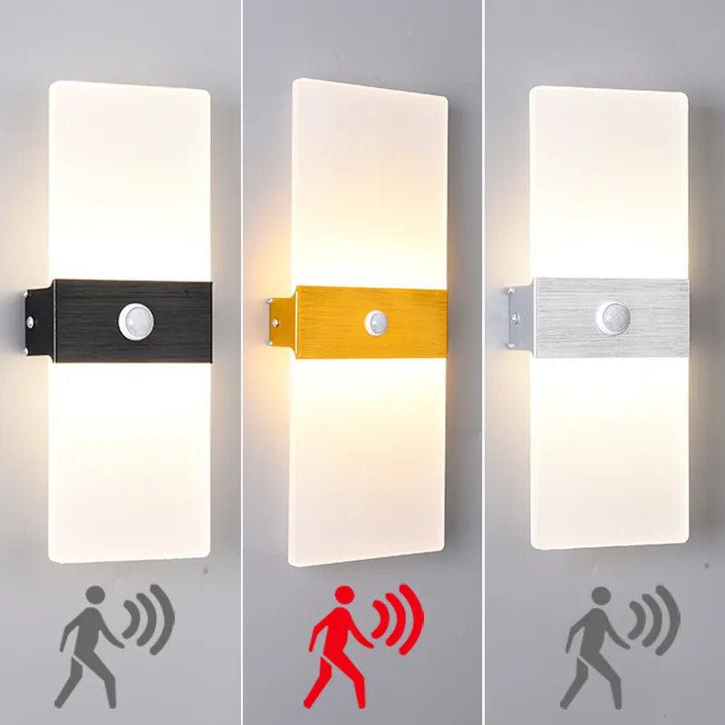 LumaSphere | Sleek Modern Motion Sensor LED Wall Lamp for Indoor Spaces 0