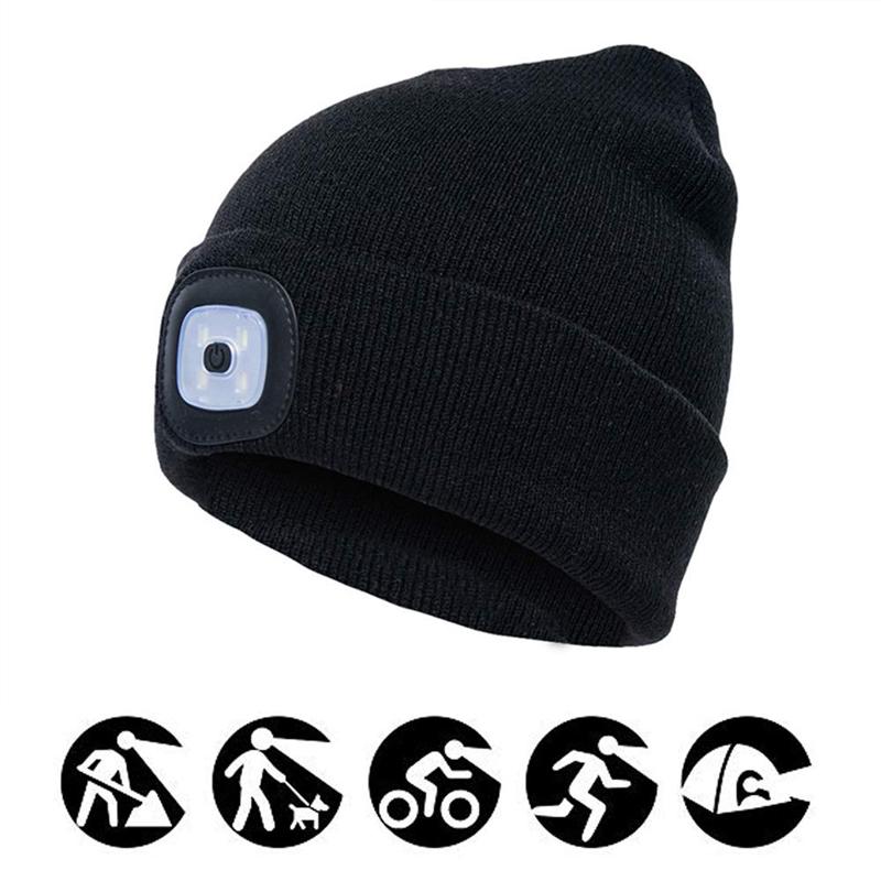 LumenCap | Versatile Warm LED Beanie Hat for Outdoor Activities 2