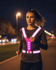 LumenGuard | Bright Adjustable LED Safety Running Vest 0