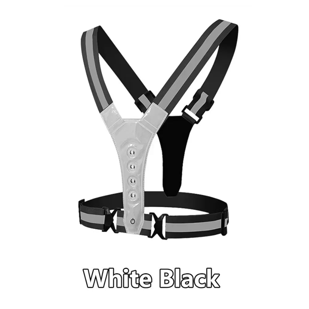 LumenGuard | Bright Adjustable LED Safety Running Vest 10