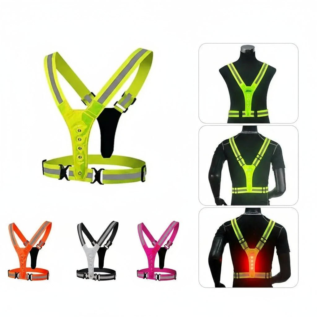 LumenGuard | Bright Adjustable LED Safety Running Vest 3