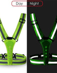 LumenGuard | Bright Adjustable LED Safety Running Vest 4