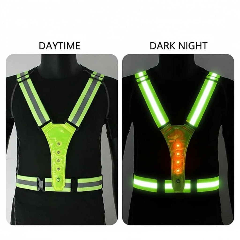 LumenGuard | Bright Adjustable LED Safety Running Vest 5