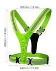 LumenGuard | Bright Adjustable LED Safety Running Vest 7