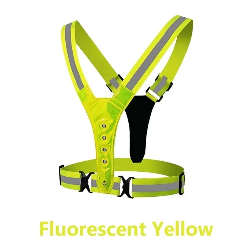 LumenGuard | Bright Adjustable LED Safety Running Vest 9