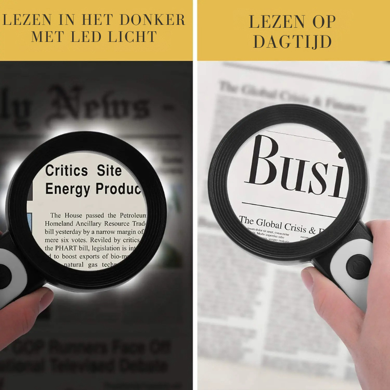 LumenSight | Powerful 30x LED Magnifying Glass for Reading and Inspection 1