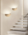 LumenStone | Elegant Natural Stone Wall Sconce Light for Cozy Ambiance 4