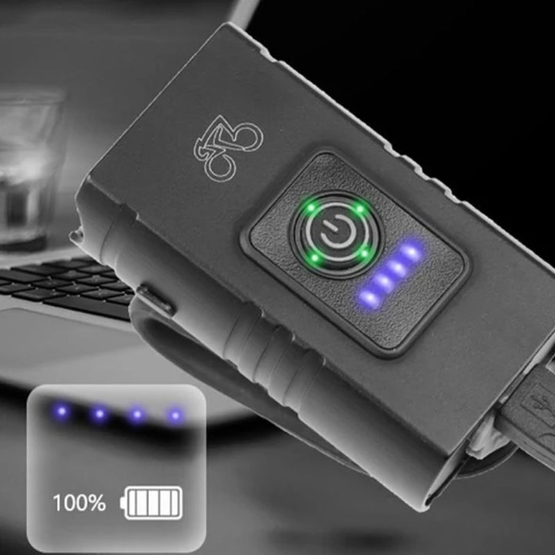 LumenWave | Bright Rechargeable Bicycle Headlight Set with USB Charging 2