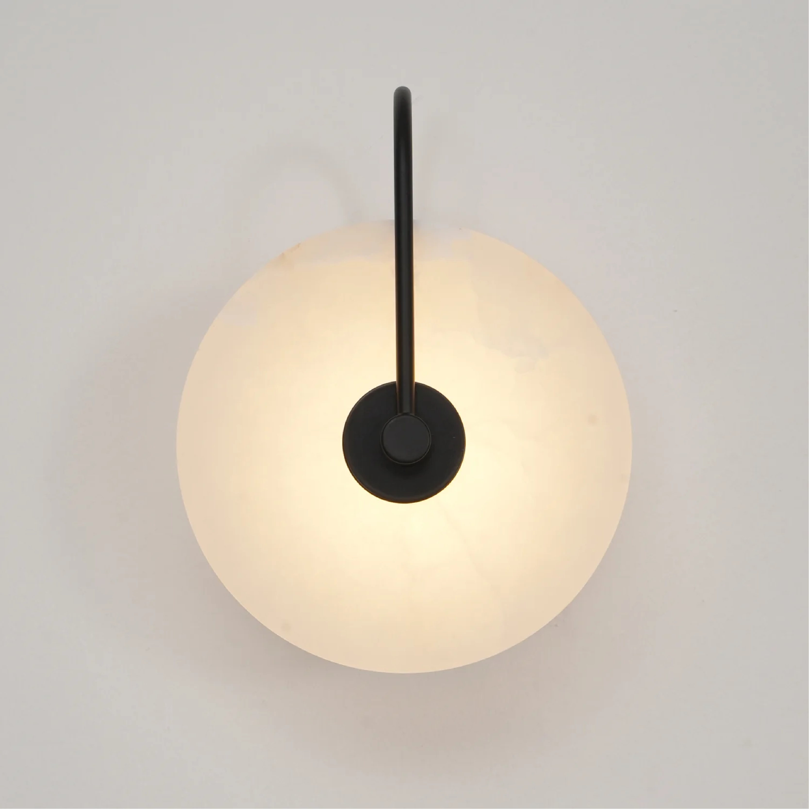 Lumenda | Modern Alab Marble LED Wall Lamp for Minimalist Elegance 0