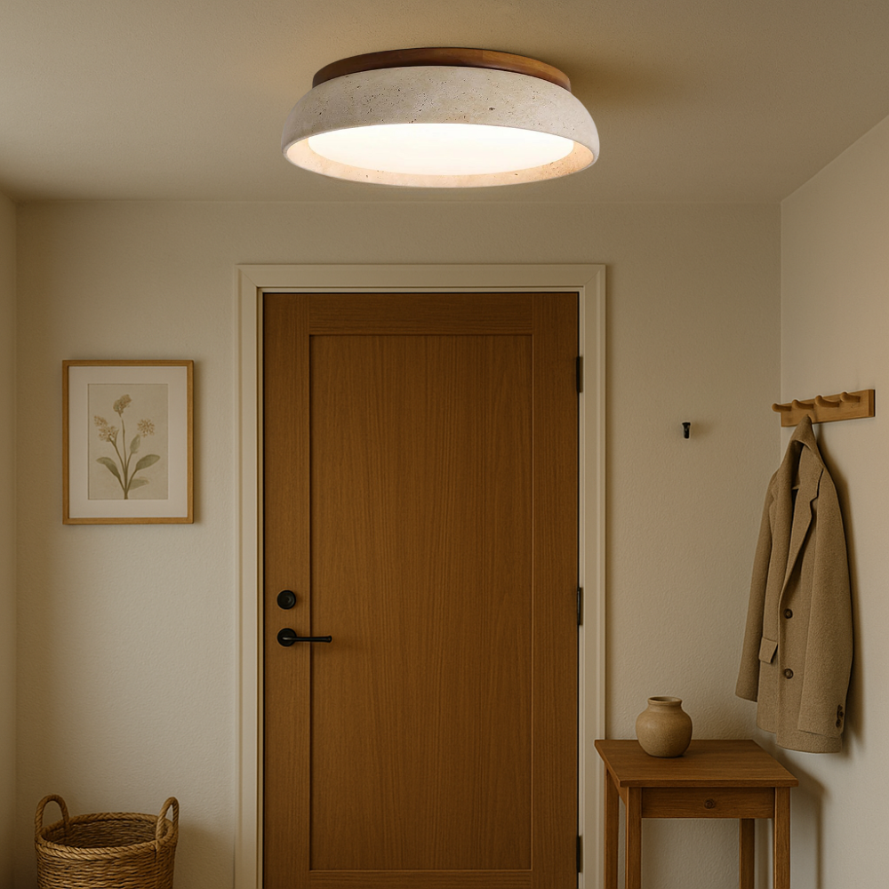 Lumeon | Travertine-style Ceiling Lamp for Classic Look 3