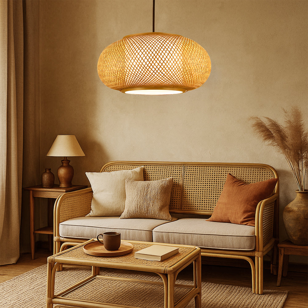Lumetriq | Vintage Style Bamboo Pendant Lamp 3