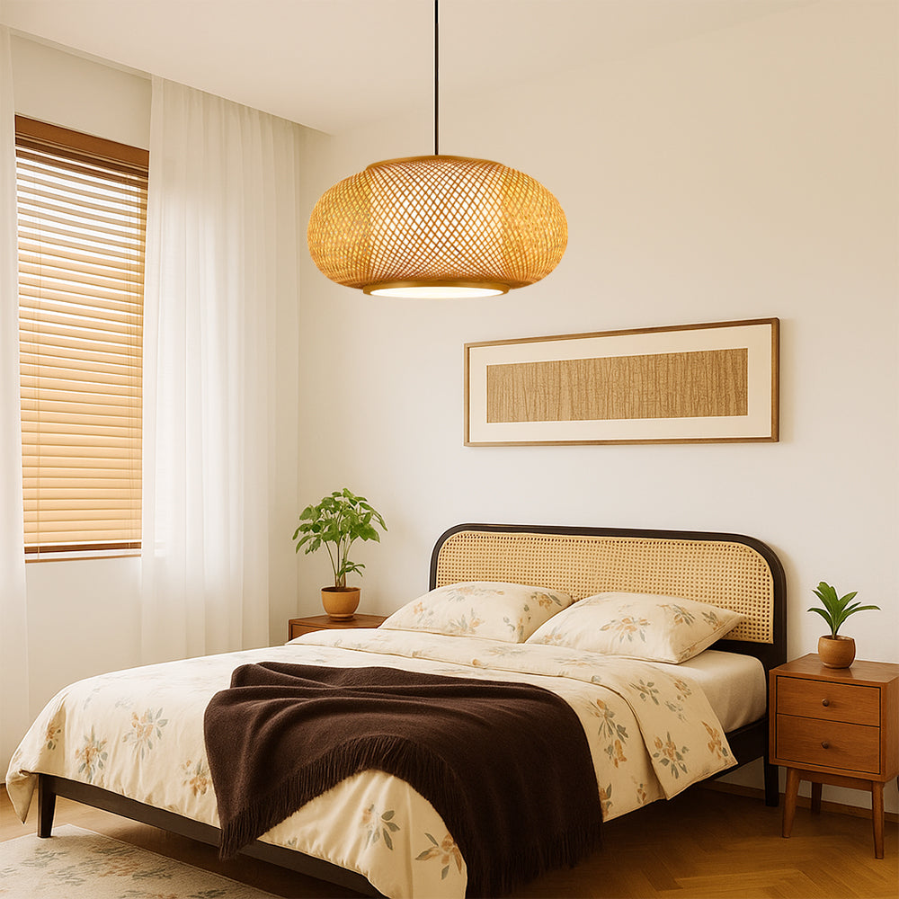 Lumetriq | Vintage Style Bamboo Pendant Lamp 4