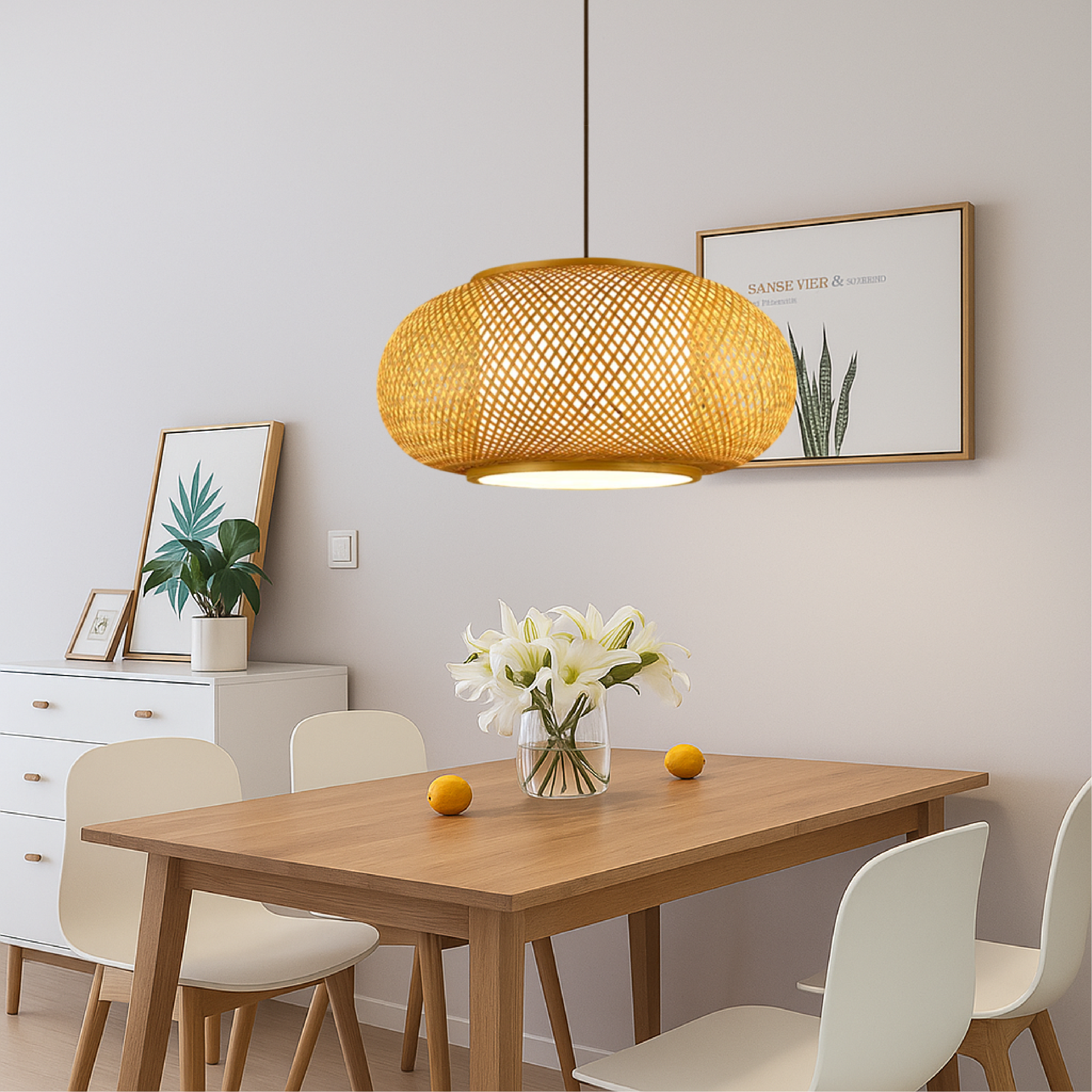 Lumetriq | Vintage Style Bamboo Pendant Lamp 5