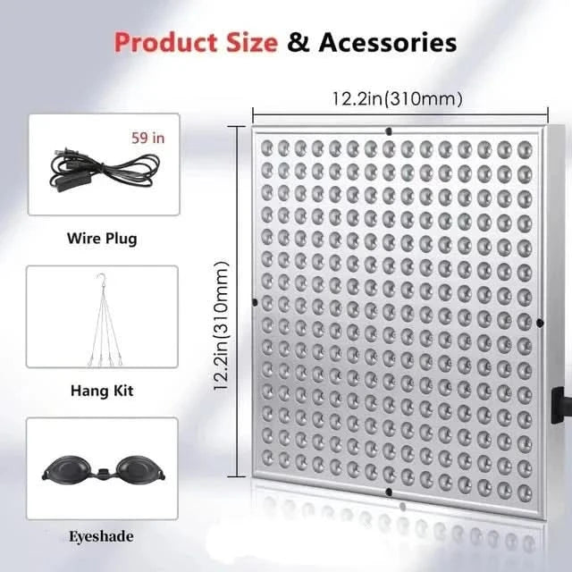 LumiGlow | Advanced Red Light Therapy Skin Rejuvenation Panel 2