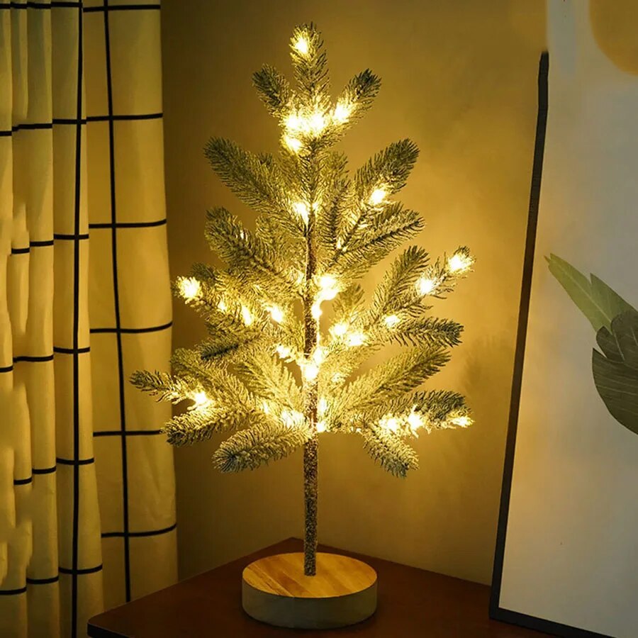 LumiPine – LED Christmas tree table lamp with warm white light 2