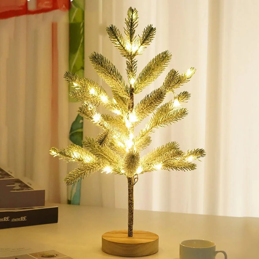 LumiPine – LED Christmas tree table lamp with warm white light 3