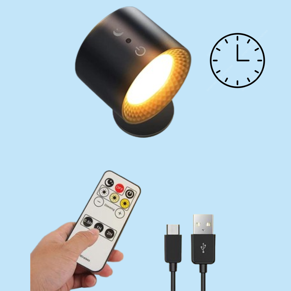 LumiRest | Battery-Powered LED Lamp with Auto Timer 0