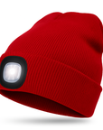 LuminHat | Versatile Warm Knit Beanie with Rechargeable LED Light 13