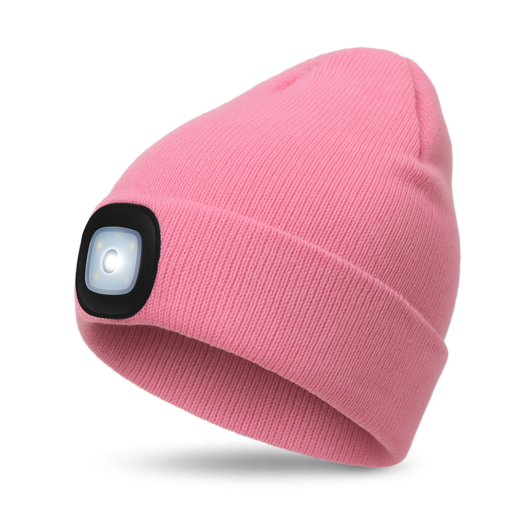 LuminHat | Versatile Warm Knit Beanie with Rechargeable LED Light 7