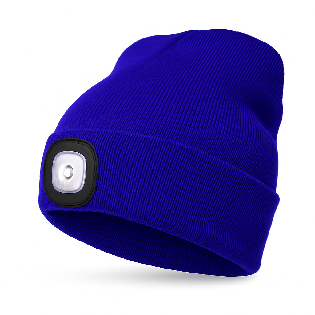 LuminHat | Versatile Warm Knit Beanie with Rechargeable LED Light 8