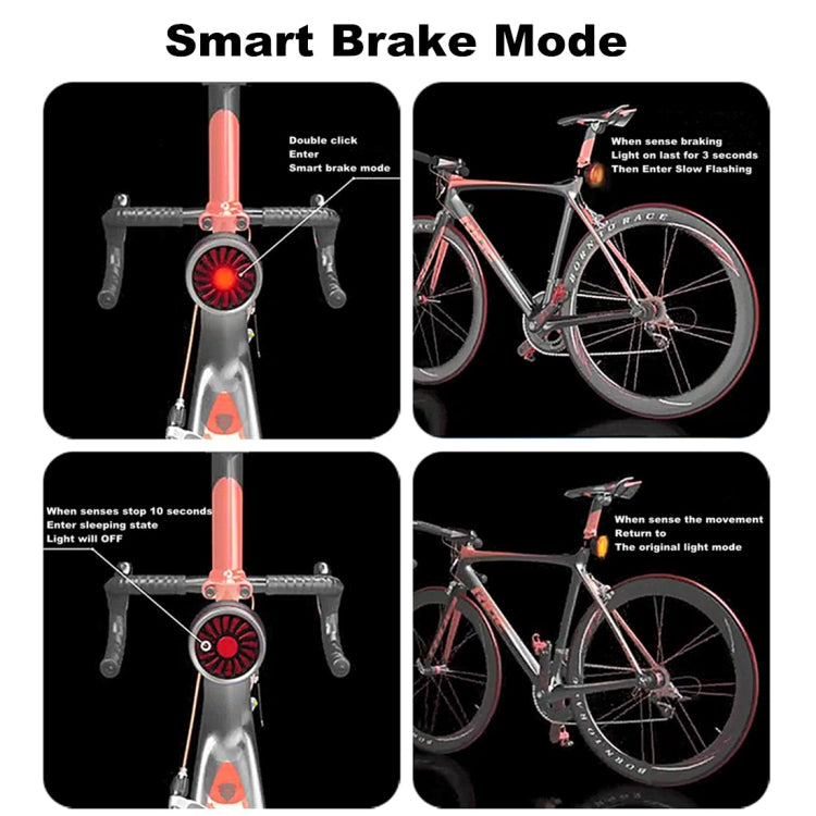 LuminaBrake | Innovative Smart Sensor USB Bicycle Rear Light 3
