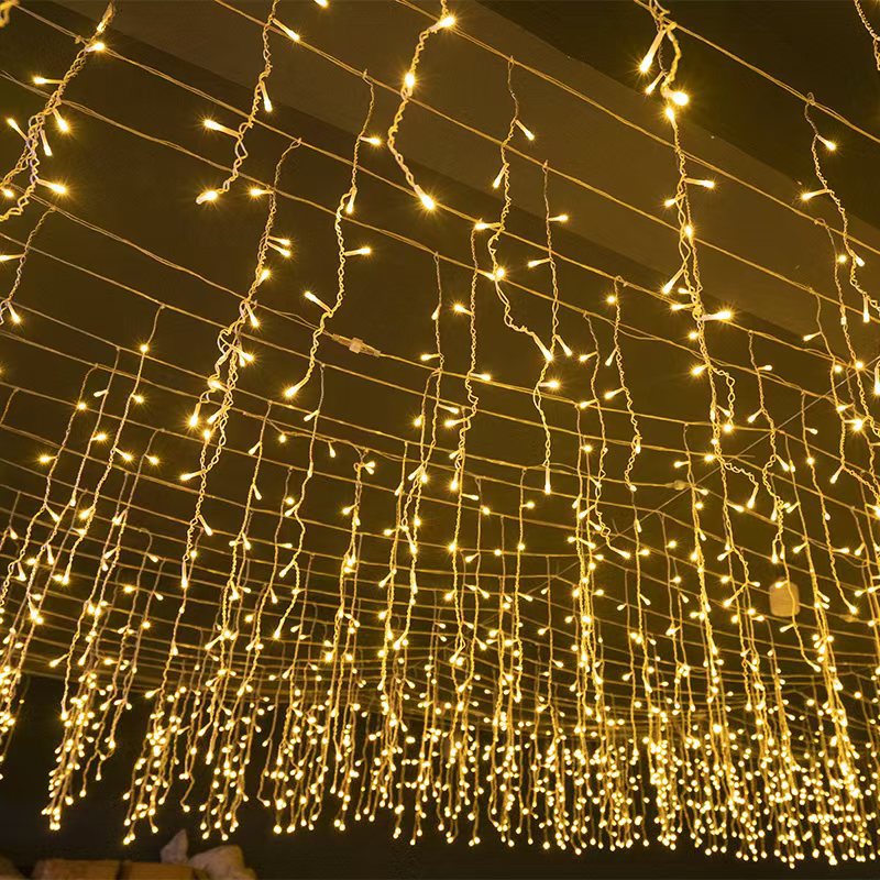 LuminaCascade | Stunning Waterproof Outdoor String Icicle Party Lights 0