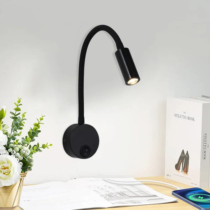LuminaFlex | Modern Adjustable LED Wall Light for Reading and Work 5