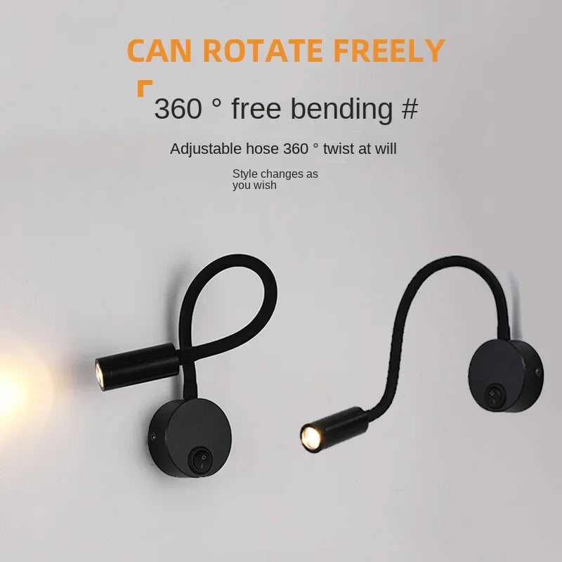 LuminaFlex | Modern Adjustable LED Wall Light for Reading and Work 7