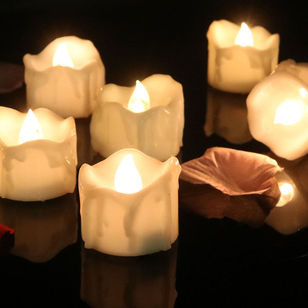 LuminaGlow | Elegant Safe Flameless LED Tea Light Candle Holders Set 1